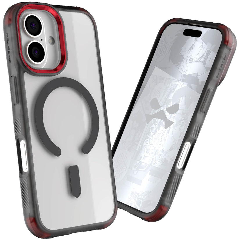 Forro Ghostek Covert 7 con con MagSafe para iPhone 17 color humo