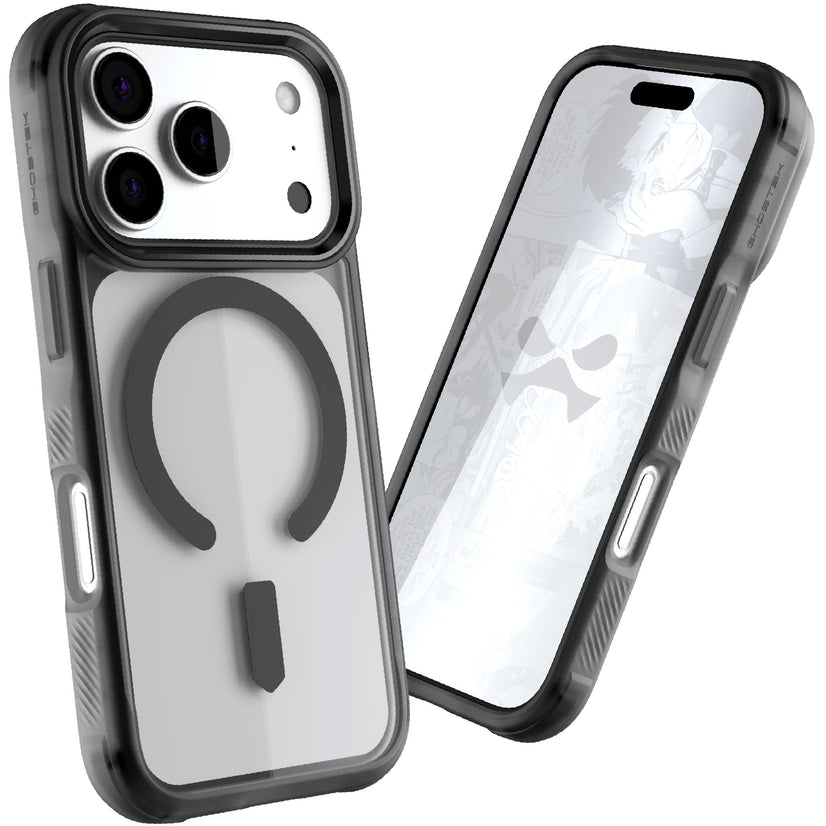 Forro Ghostek Covert 7 con con MagSafe para iPhone 17 Pro color humo matte