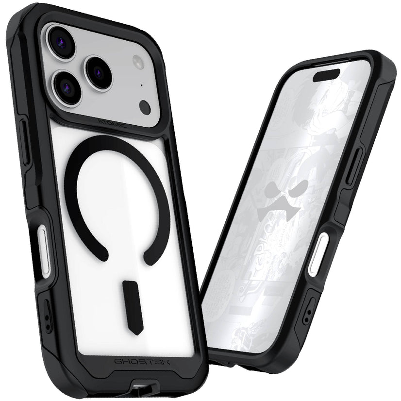 Forro Ghostek Atomic Slim 4 Apple para iPhone 17 Pro en color negro