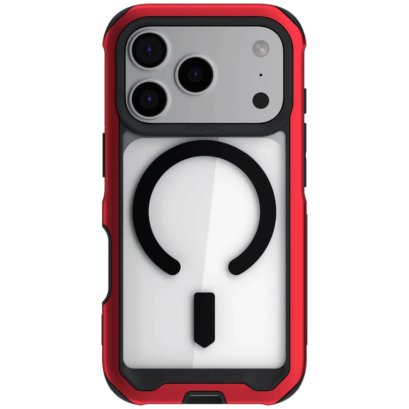 Imagen de Forro Ghostek Atomic Slim 4 Apple para iPhone 17 Pro en color rojo