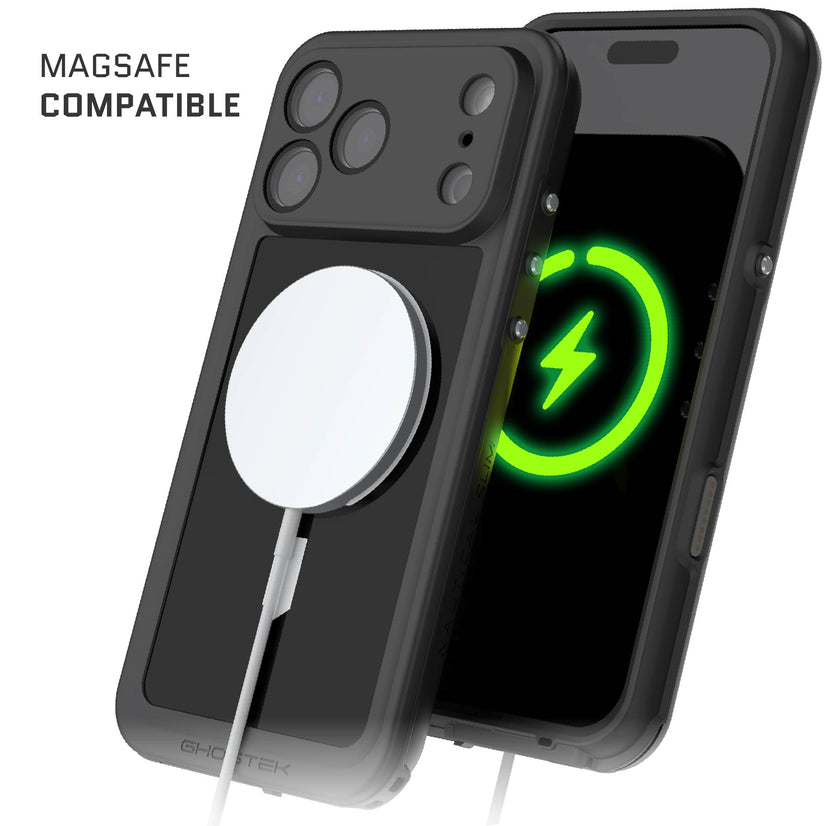Forro Ghostek Nautical Slim Apple para iPhone 17 Pro Max en color negro