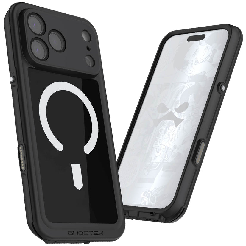Forro Ghostek Nautical Slim Apple para iPhone 17 Pro Max en color negro