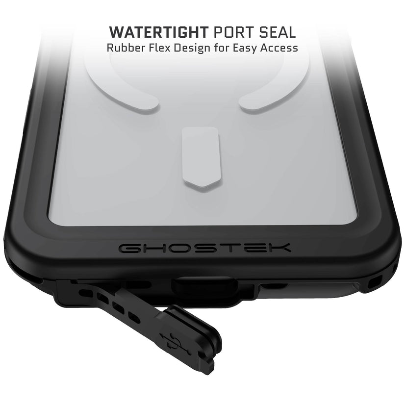 Forro Ghostek Nautical Slim Apple para iPhone 17 Pro Max color transparente