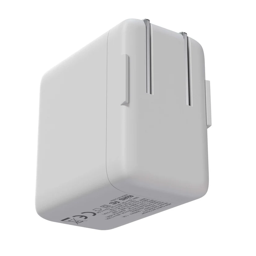 Cargador Ghostek rápido 45W doble puerto en color blanco