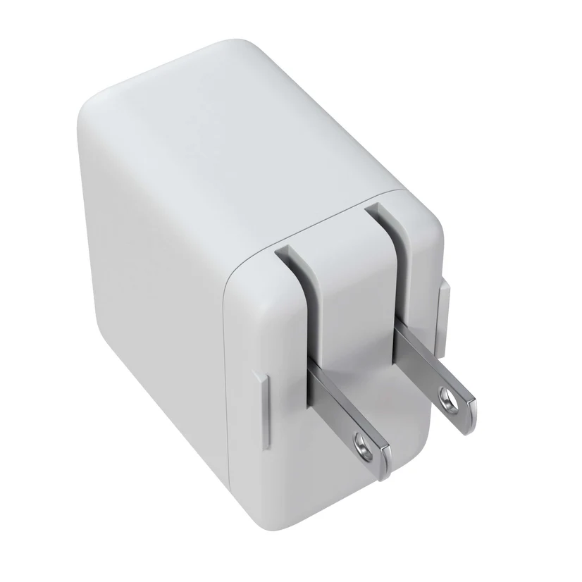 Cargador Ghostek rápido 45W doble puerto en color blanco