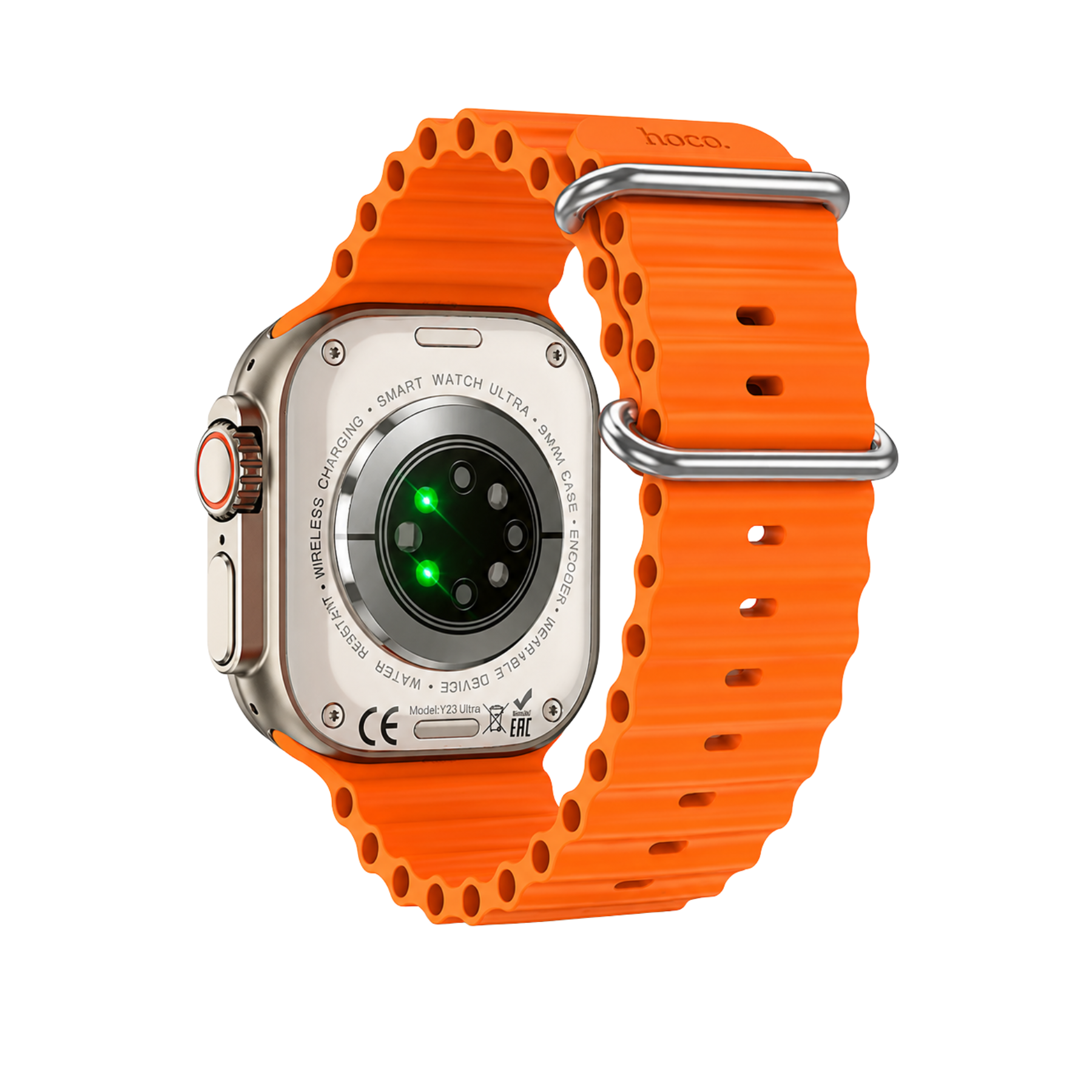 Reloj inteligente HOCO Ultra con llamadas Titanium Gold