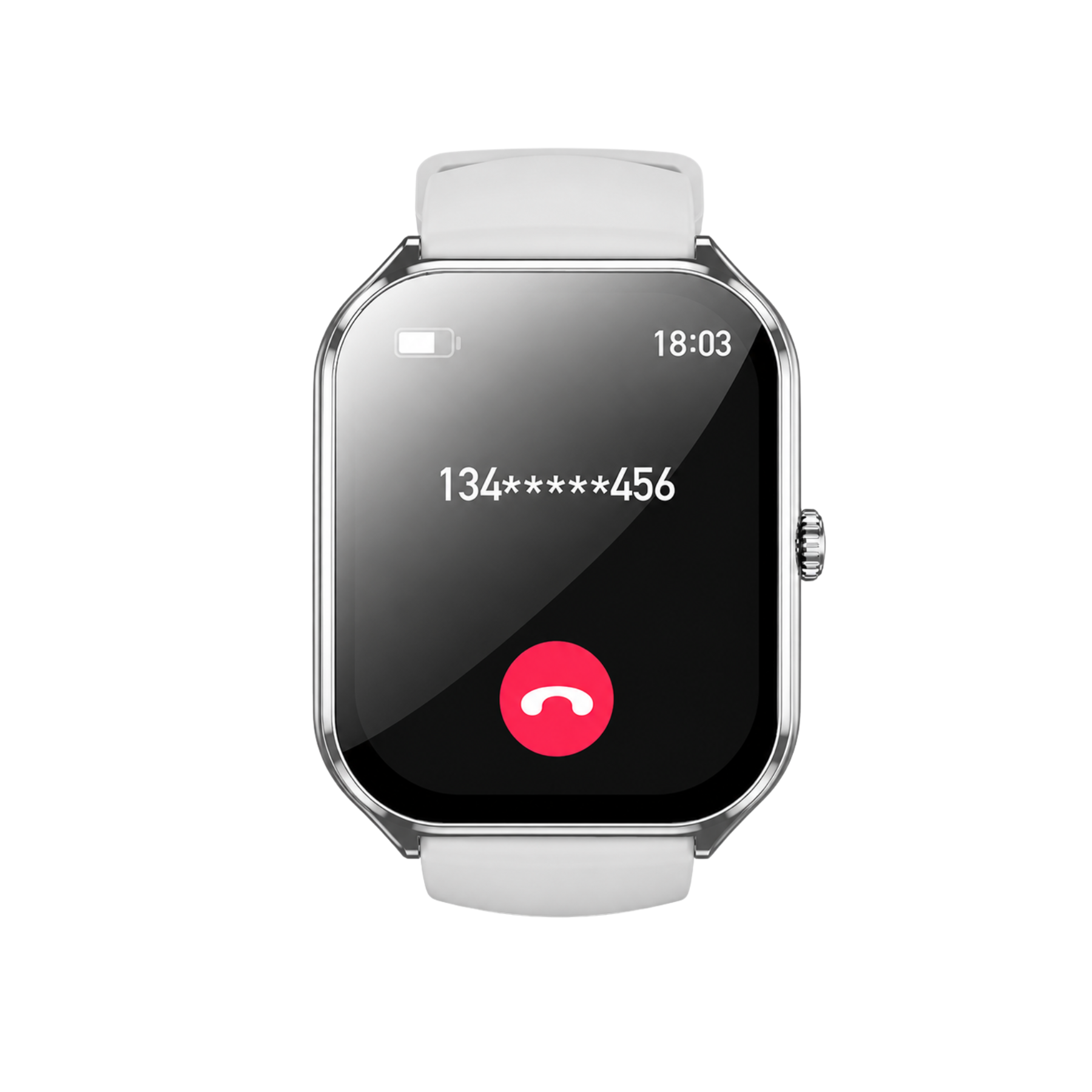 Reloj inteligente HOCO AMOLED con llamadas Silver
