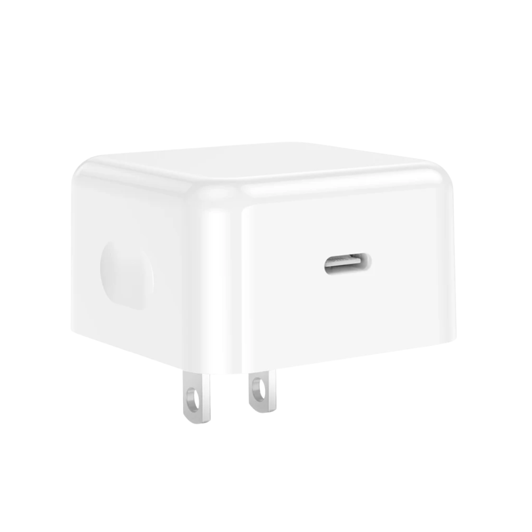 Cargador de pared HOCO USB C PD de 40W en color blanco