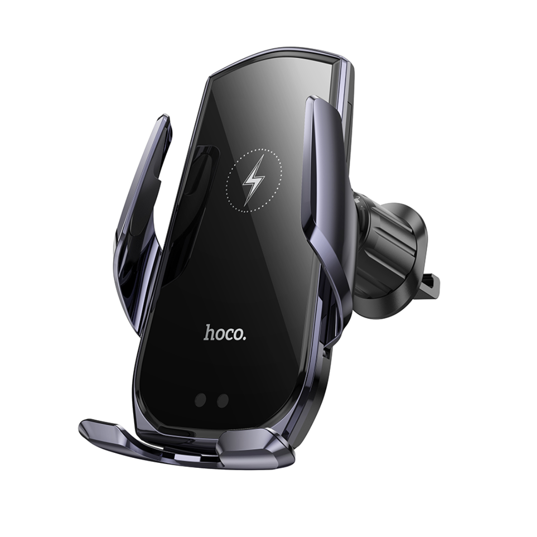 Cargador para automóvil HOCO Inalámbrico para Rejilla de Auto en color negro