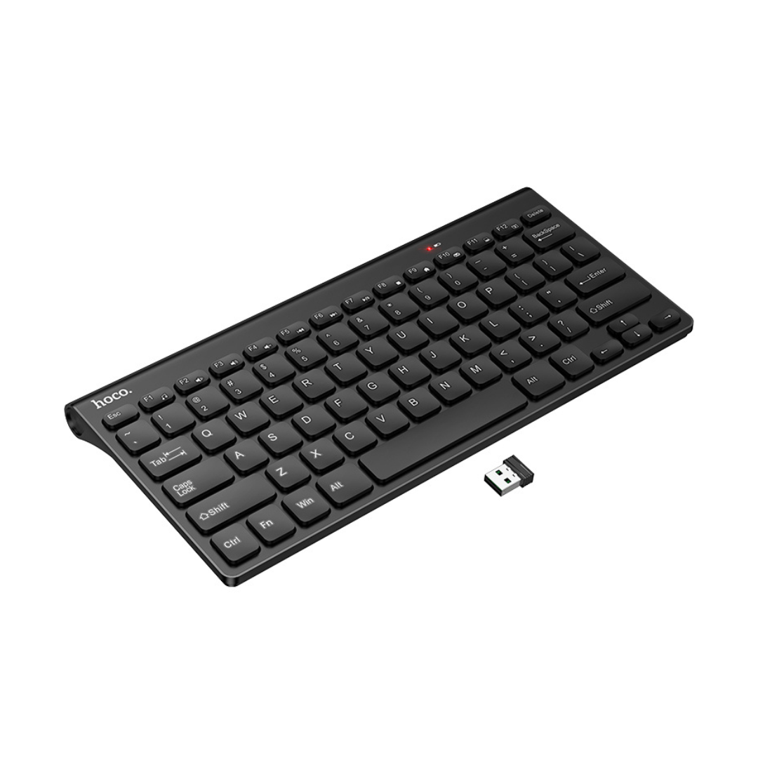 HOCO Mini Teclado Inalámbrico 2.4G en color negro