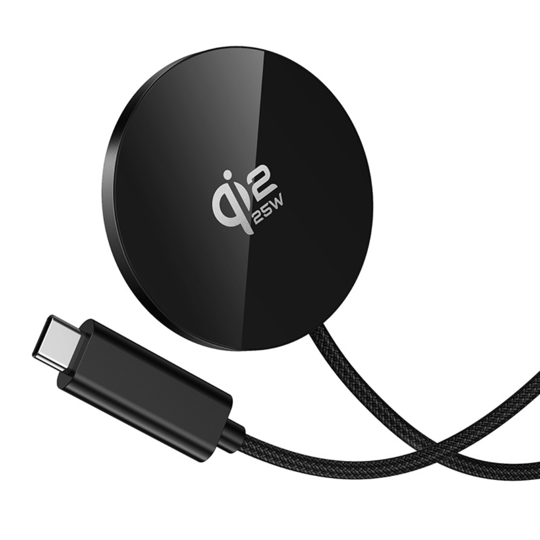 Imagen de Cargador inalámbrico HOCO Magnético Pro.2 25W en color negro