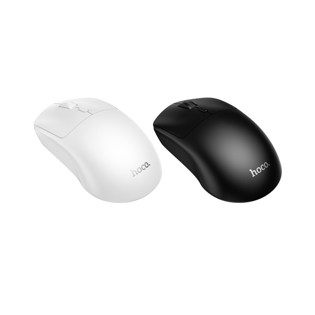 HOCO Mouse Inalámbrico Platino 2.4G en color negro