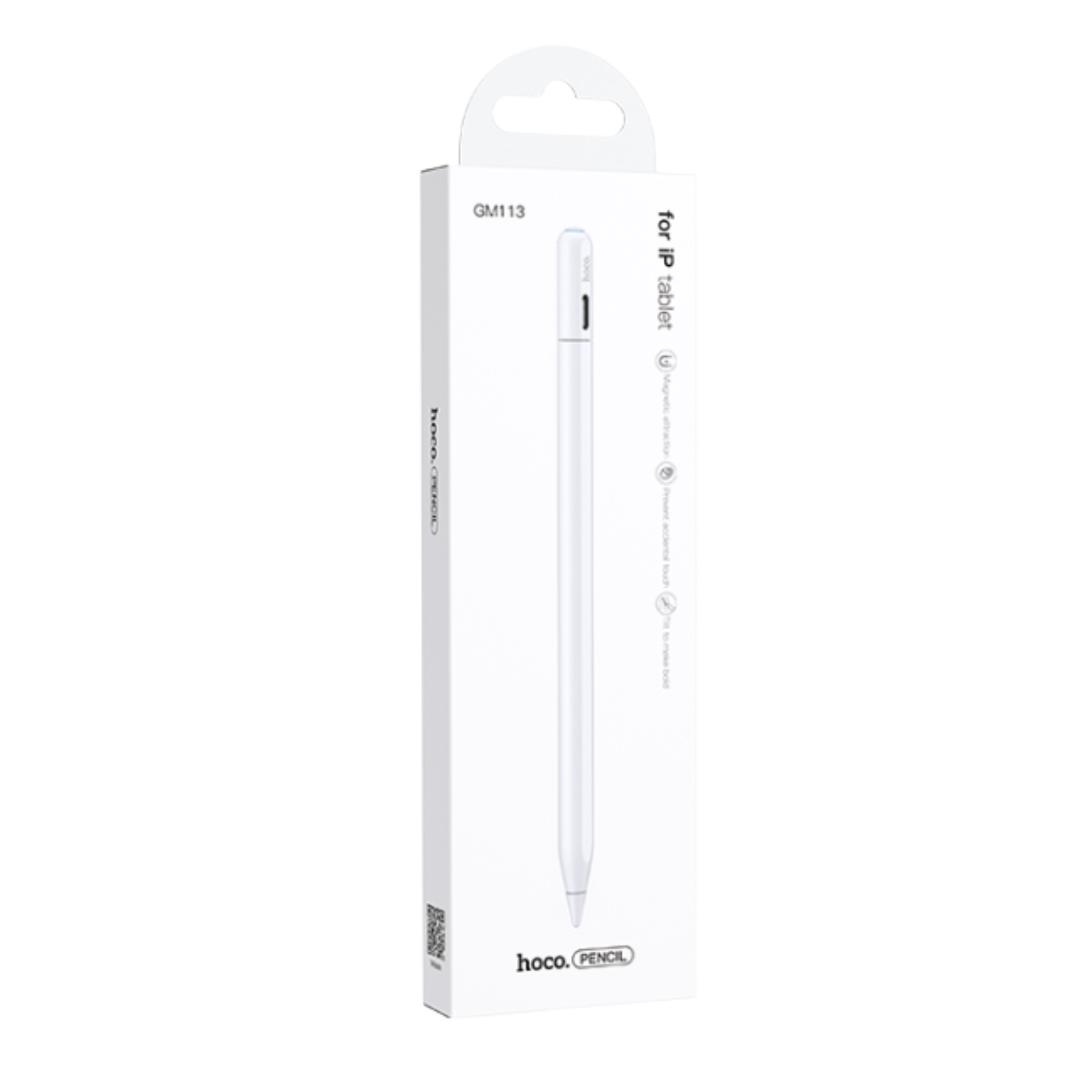 Lápiz táctil HOCO recargable en color blanco