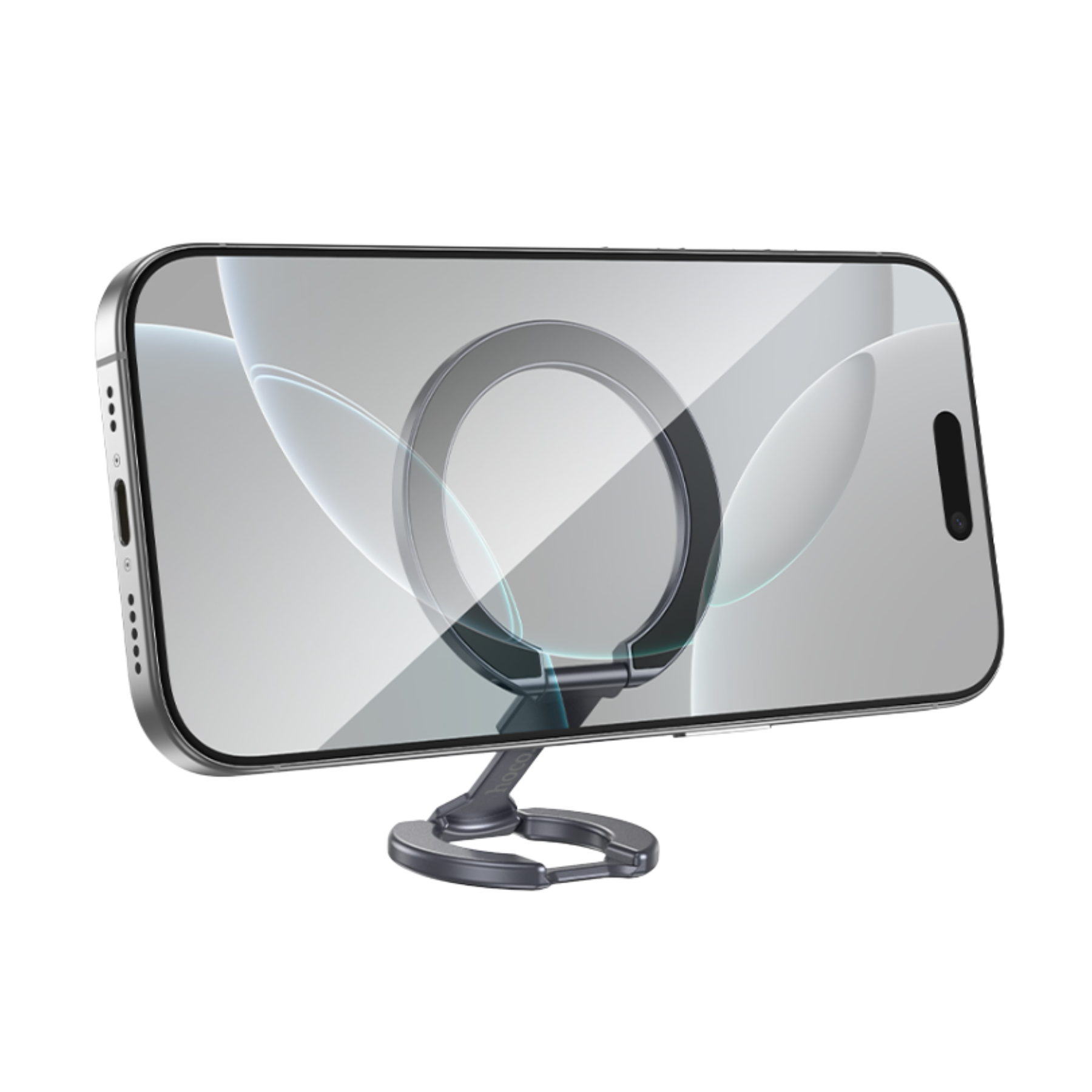 Soporte para celular HOCO magnético en color gris