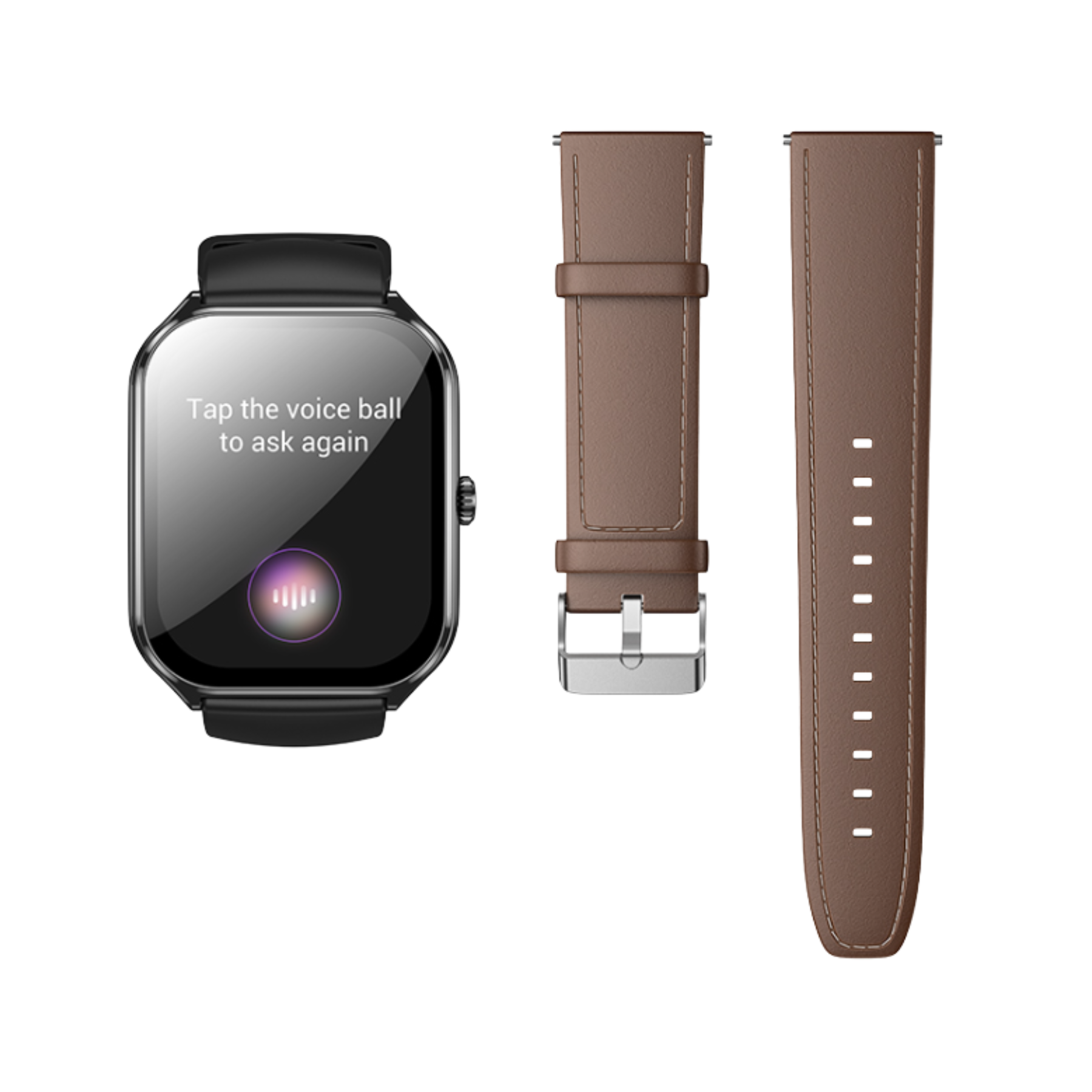 Reloj inteligente HOCO AMOLED con llamadas en color negro