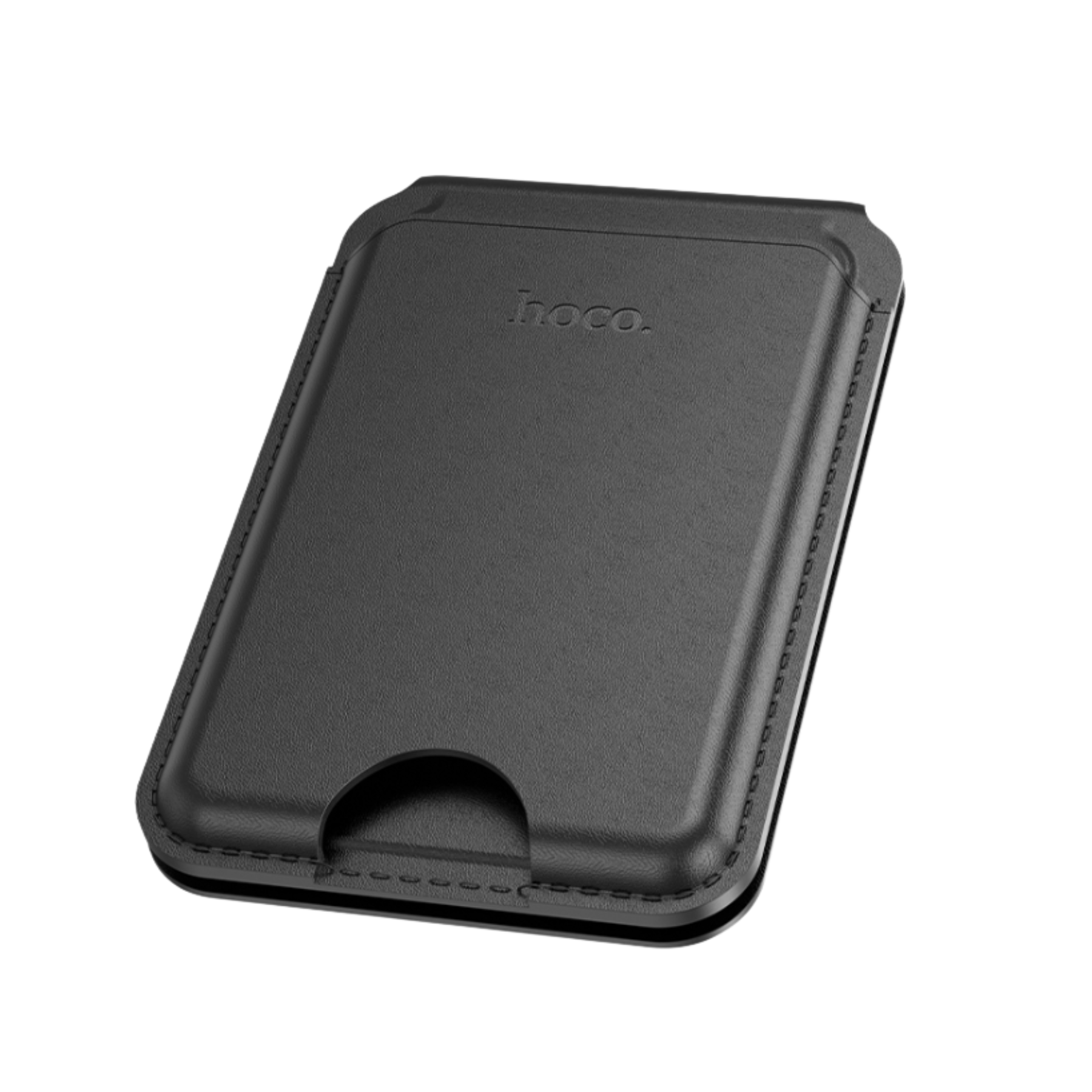 HOCO Idol multifunctional magnetic card holder negro en color negro