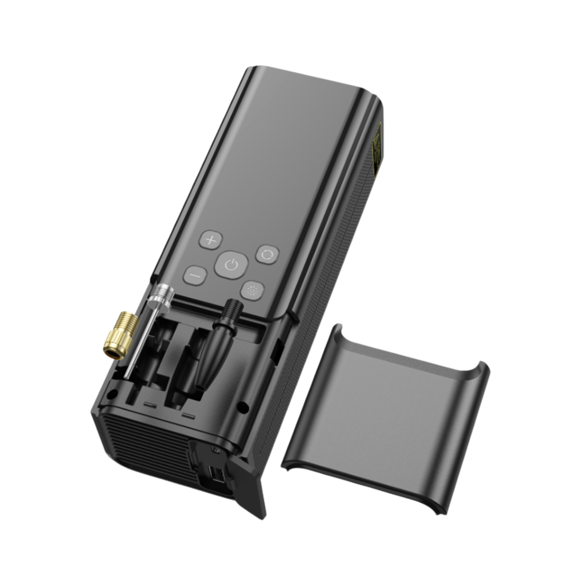 HOCO Maddy portable smart air pump(5,000 mAh) en color negro