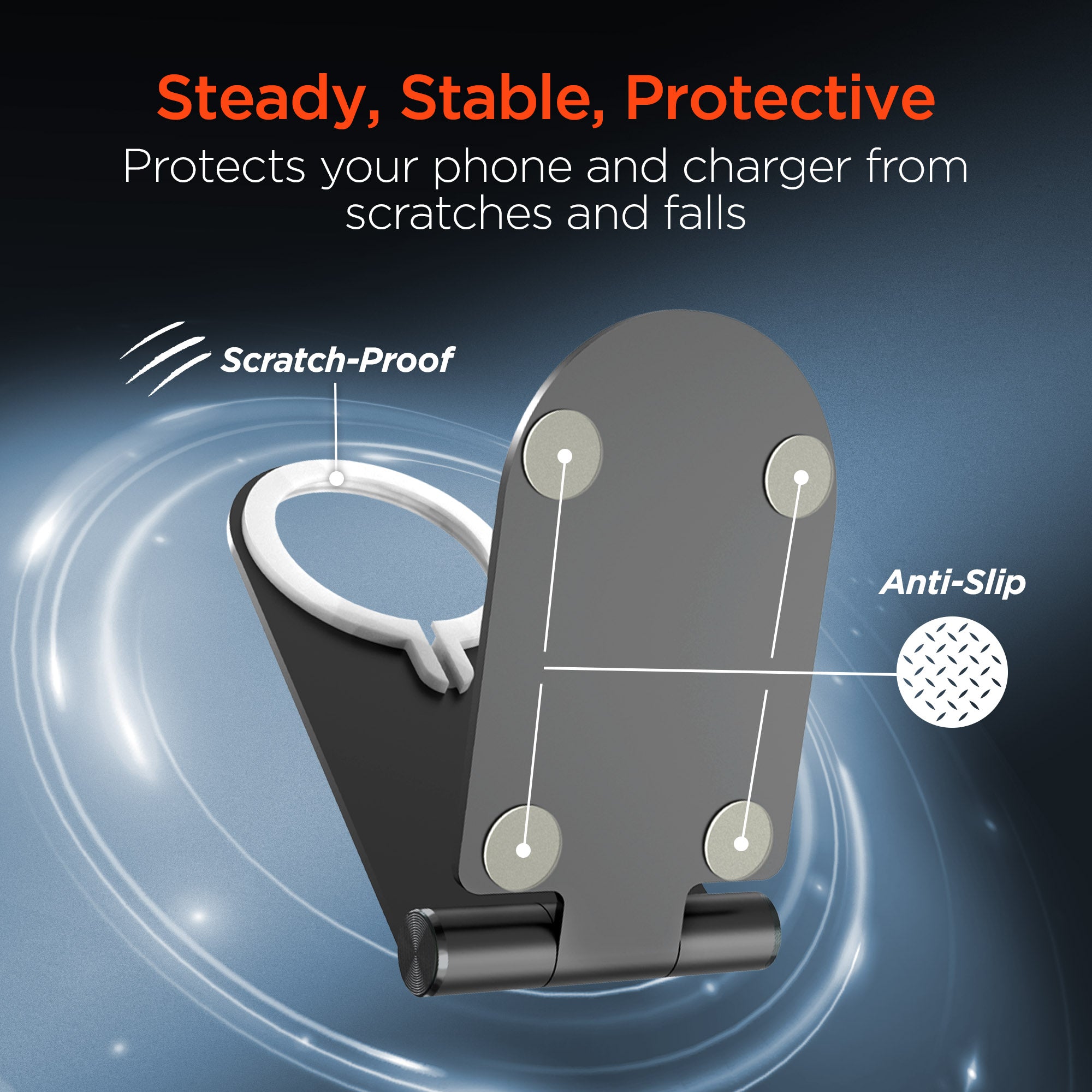 Cargador HyperGear Soporte para cargador MagView de MagSafe Space