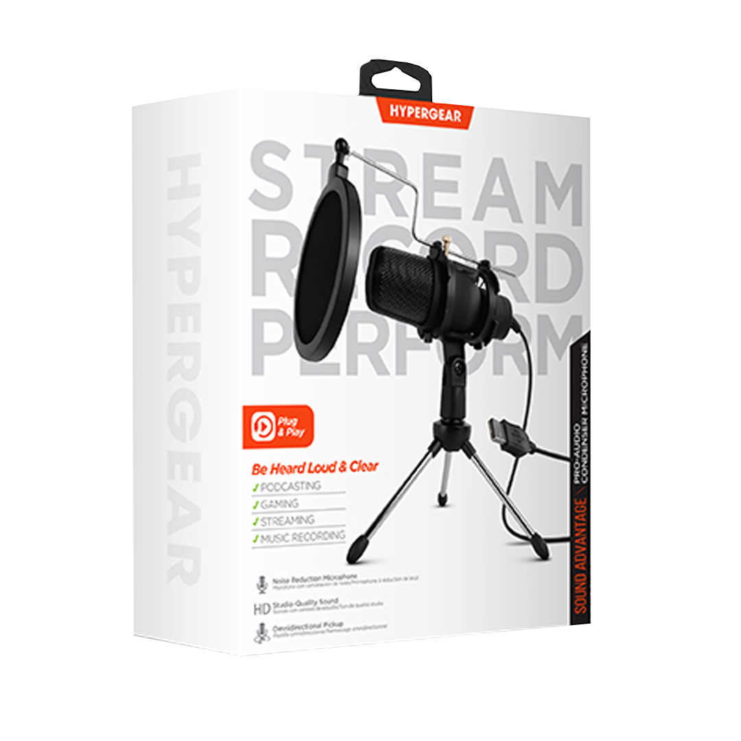 Micrófono HyperGear Microfono con sonido Pro Audio avanzado