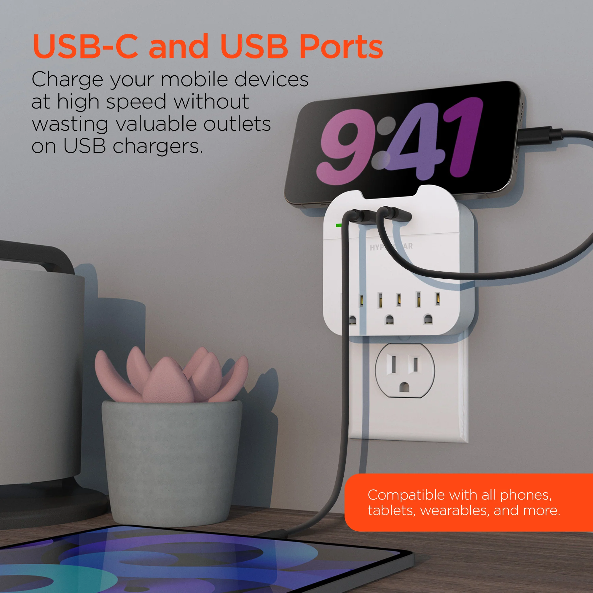 HyperGear Extensor de salida Multi Plug