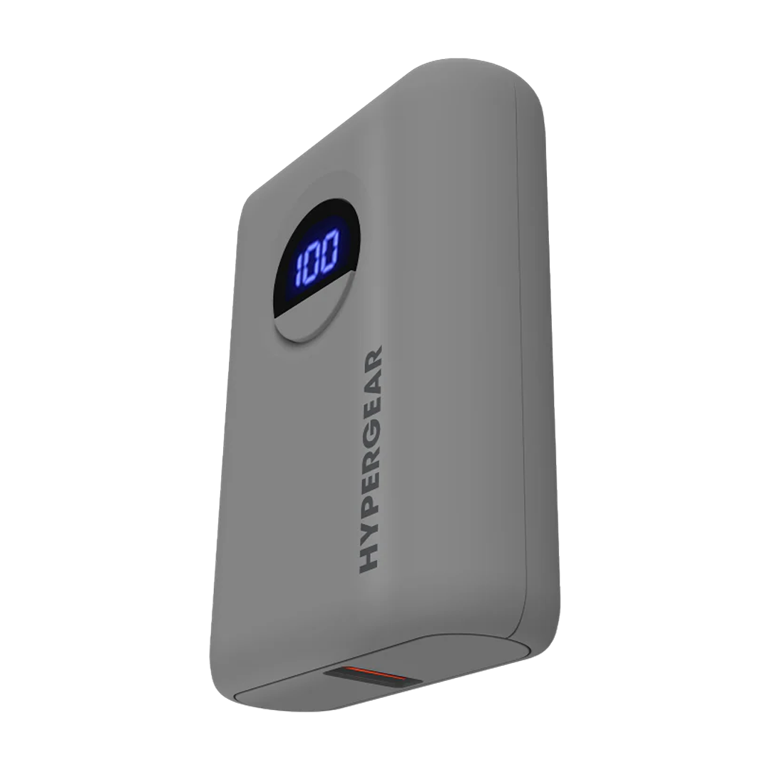 Power bank HyperGear 10,000 mAh 20W en color gris
