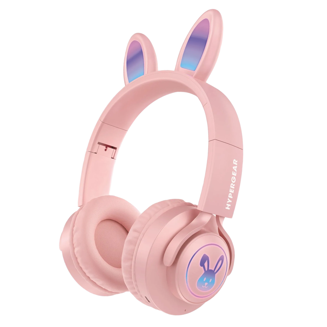Imagen de Audífonos inalámbricos HyperGear inalámbrico Bunny Tracks en color rosado