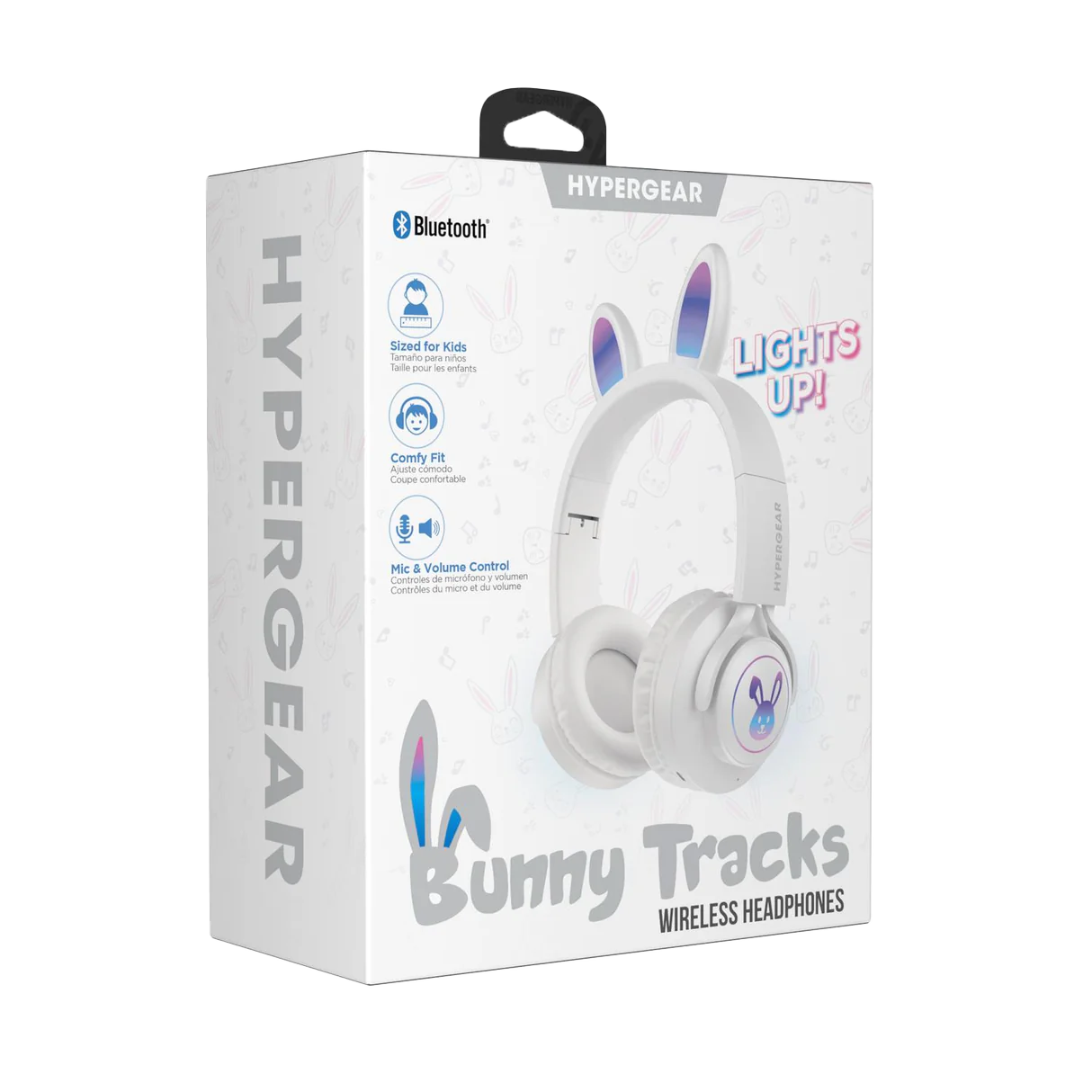 Audífonos inalámbricos HyperGear inalámbrico Bunny Tracks en color blanco