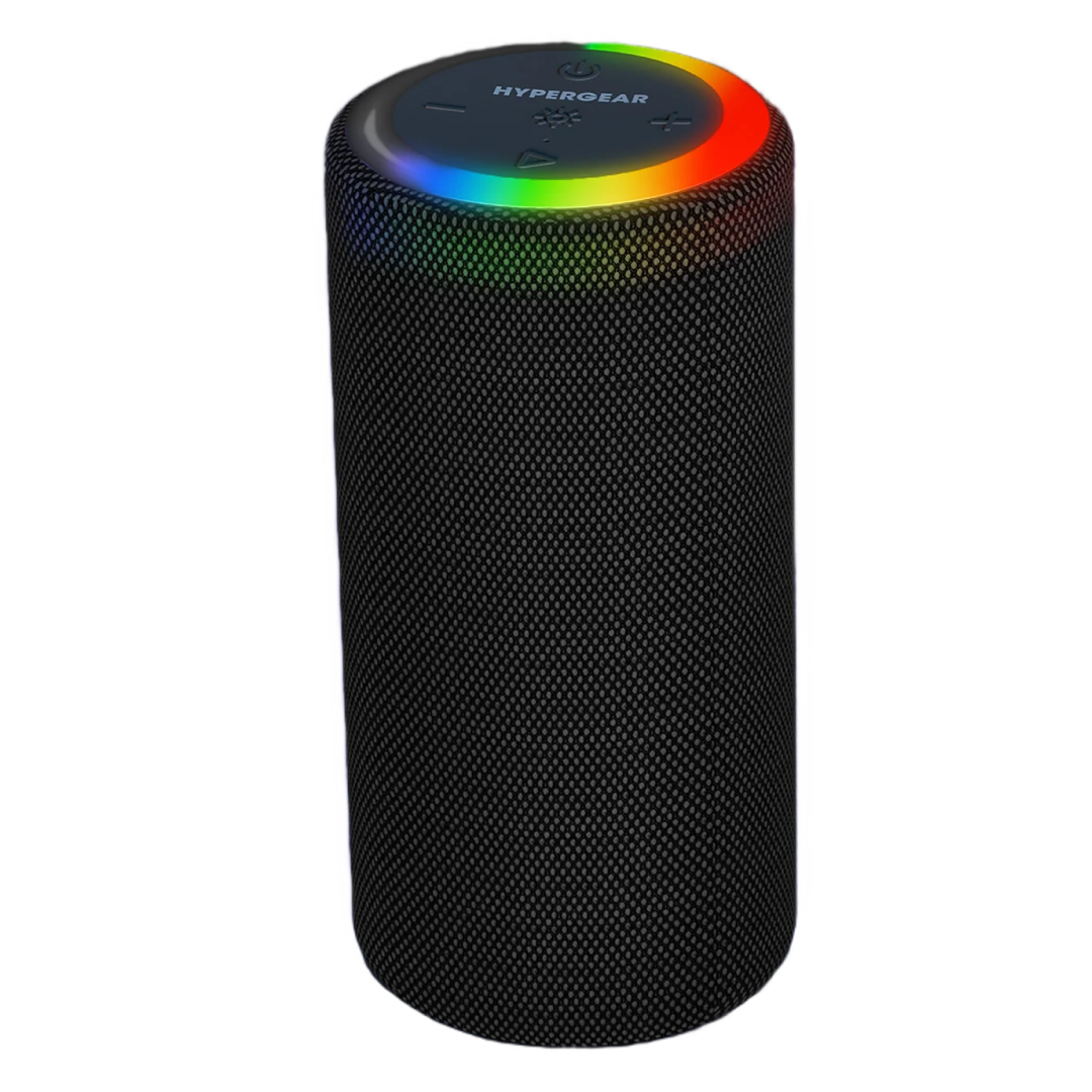 HyperGear Altavoz LED inalámbrico Halo XL en color negro