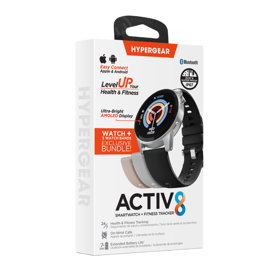 Reloj inteligente HyperGear Reloj SmartWatch + Fitness Tracker
