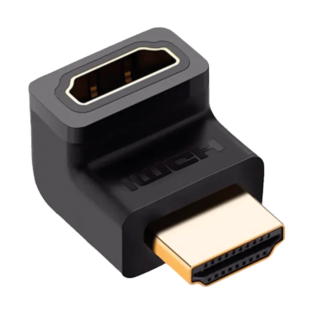 Imagen de Adaptador KRIEG Adaptador HDMI M a HDMI H 270° en color negro