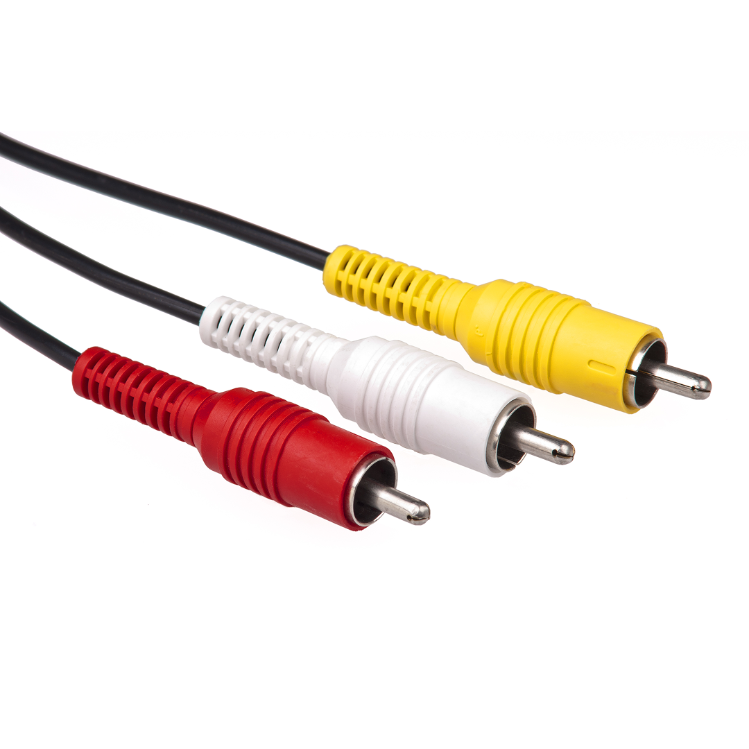 Imagen de Cable KRIEG KC 21 Cable Estereo 3.5mm a 3RCA de 3 Metros 3×3 en color negro