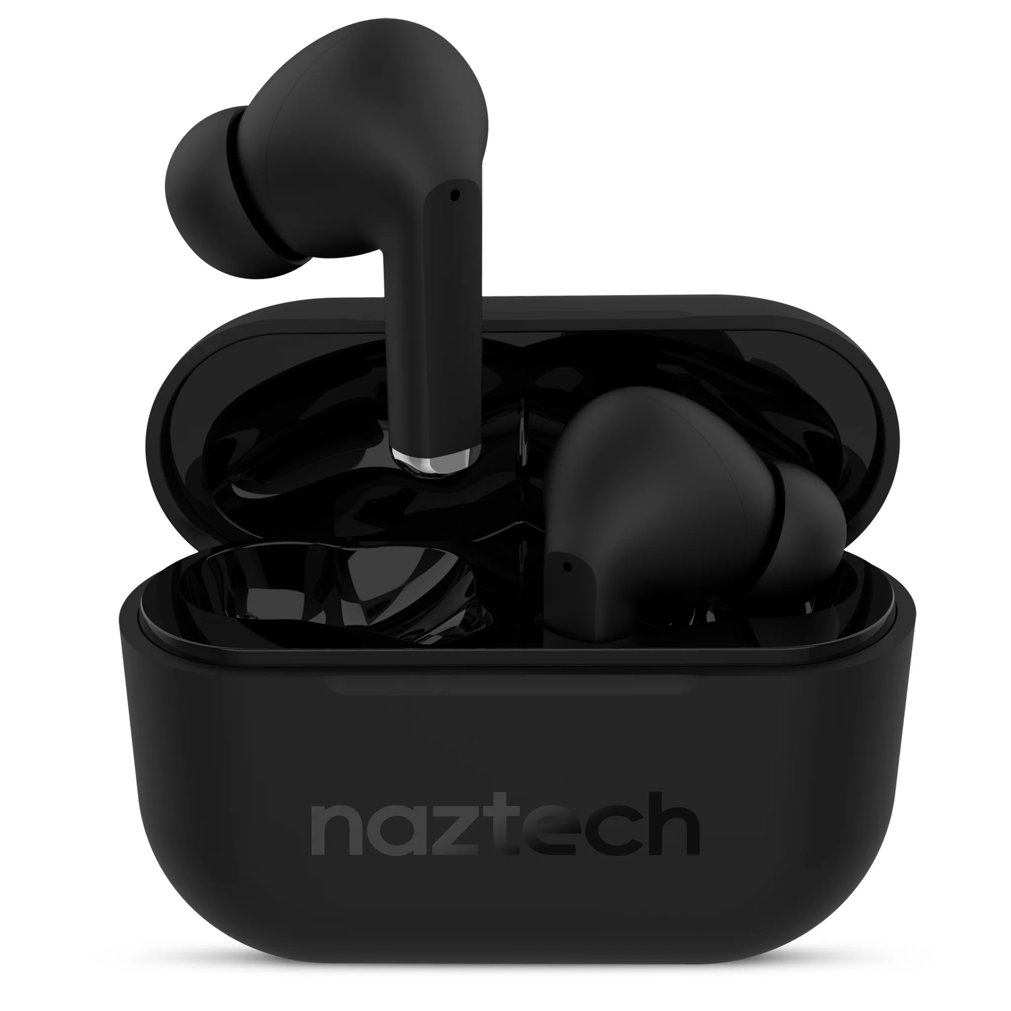 Imagen de Audífonos inalámbricos Naztech inalámbricos Xpods PRO con Case recargable en color negro