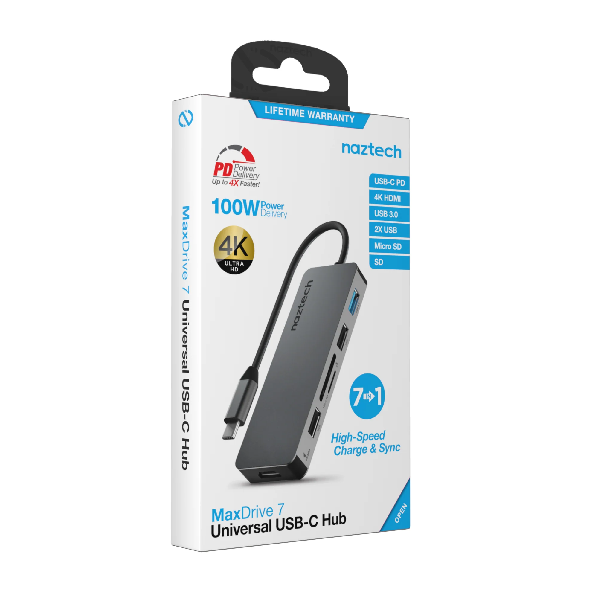 Adaptador Naztech Adaptador Universal USB C Hub