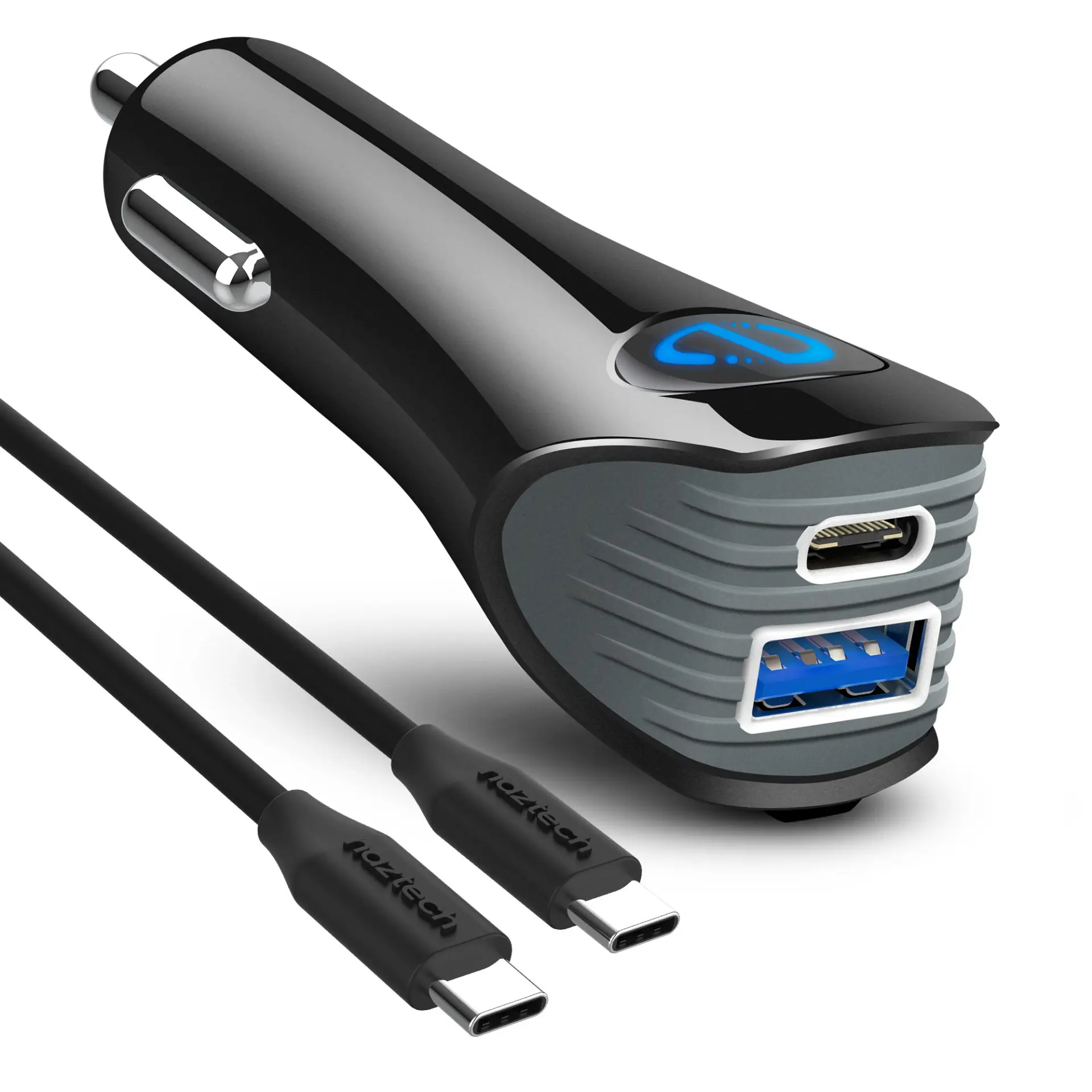 Cargador para automóvil Naztech para Carro de USB C a USB C