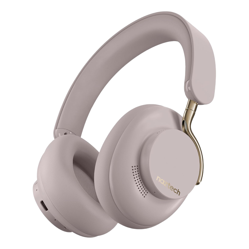 Naztech Aura 360 ANC Wireless Headphones Moondust
