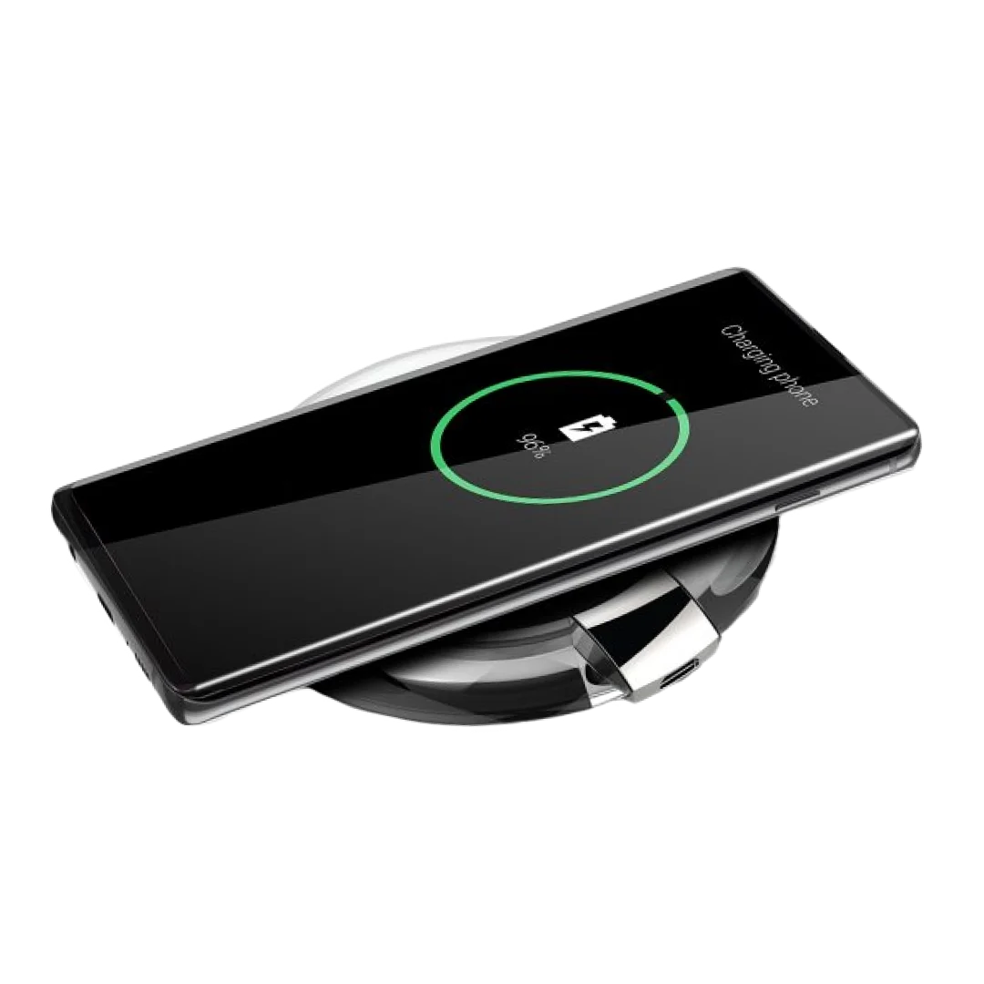 PowerPeak Almohadilla de carga inalámbrica adaptable de carga rápida para 15W