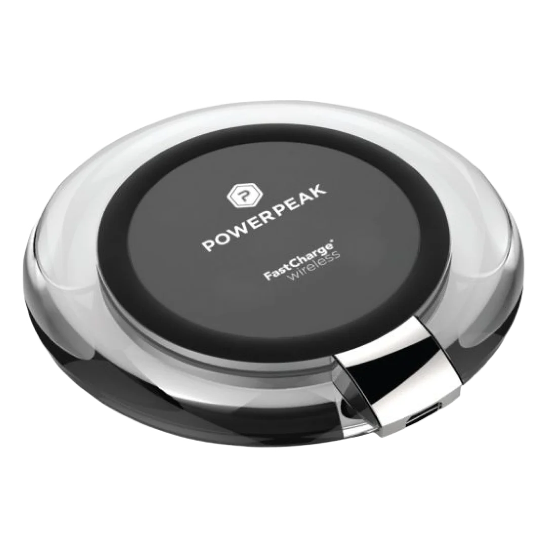 PowerPeak Almohadilla de carga inalámbrica adaptable de carga rápida para 15W