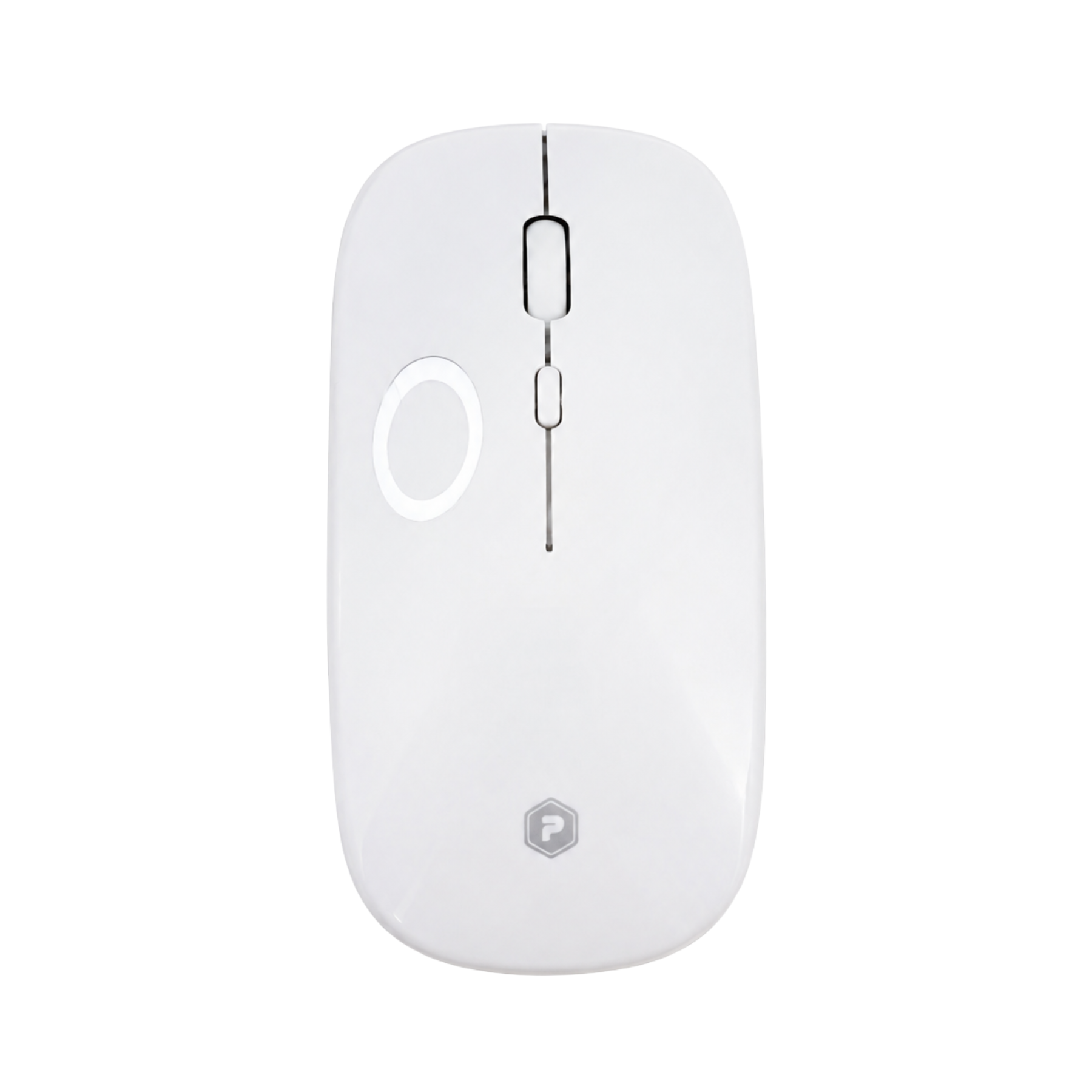 PowerPeak Wireless Optical Mouse 2.4GHz en color blanco