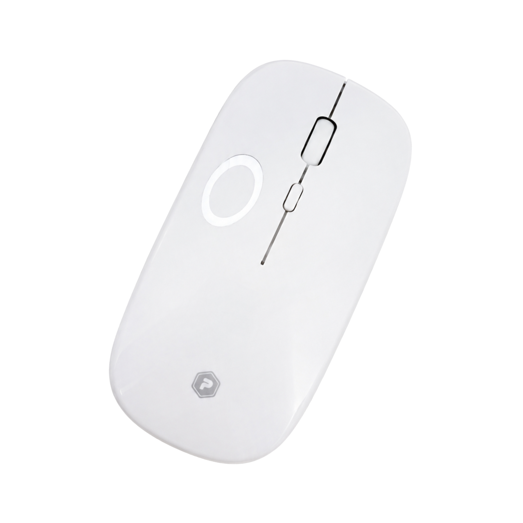 PowerPeak Wireless Optical Mouse 2.4GHz en color blanco