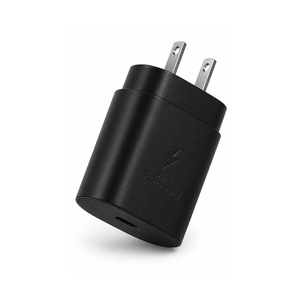 Cargador Samsung rápido 25W en color negro
