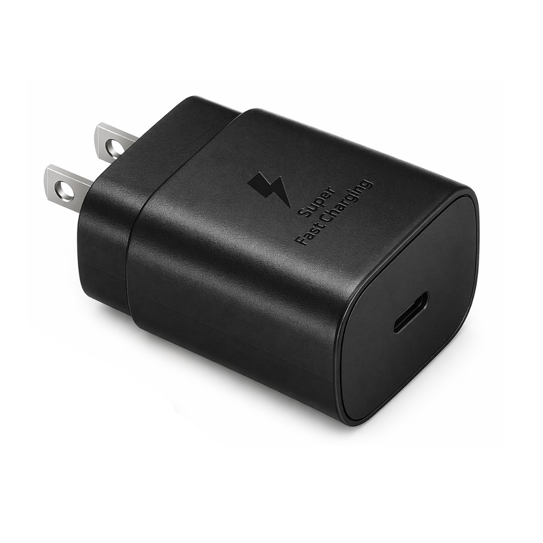 Cargador Samsung rápido 25W en color negro