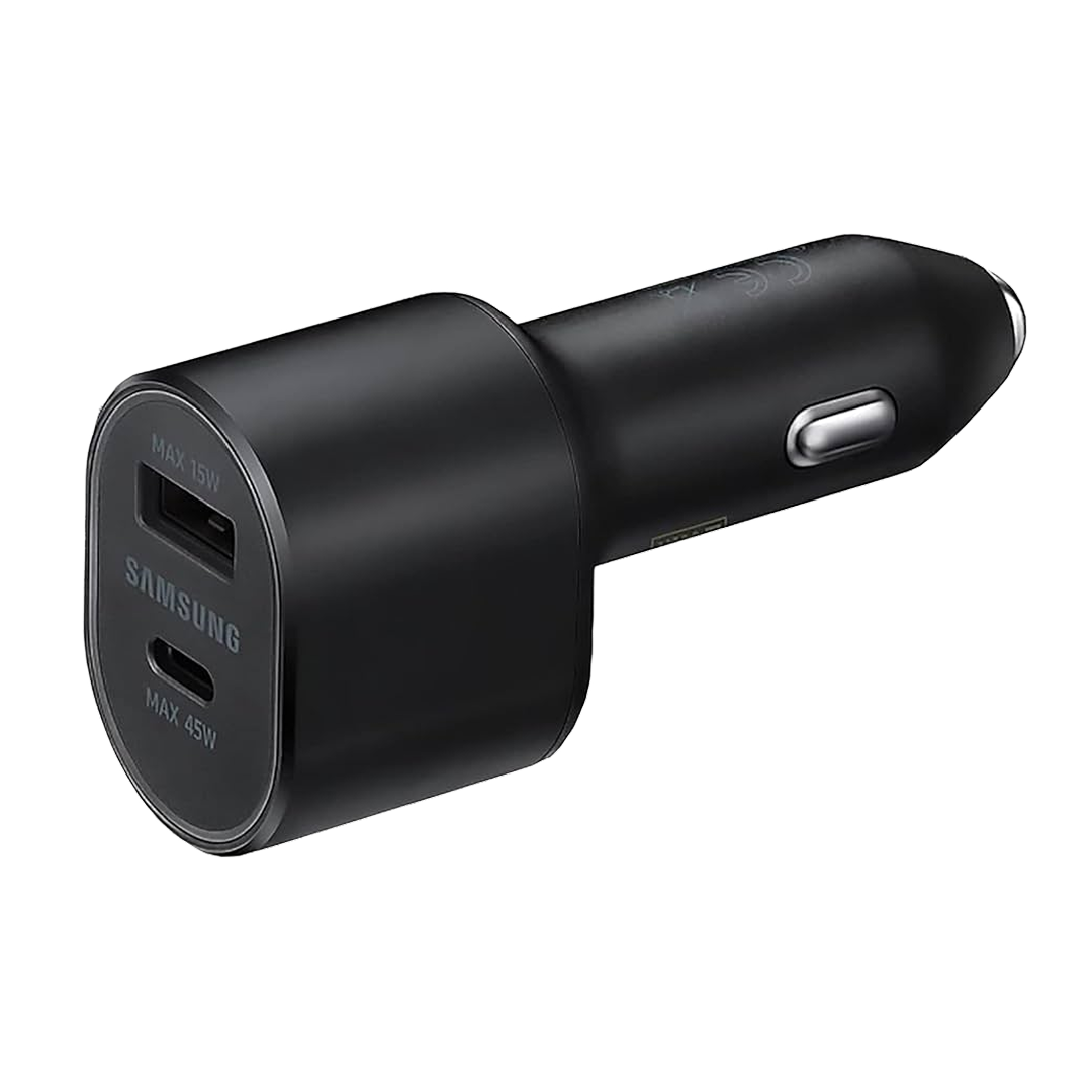 Imagen de Cargador para automóvil Samsung con Puerto DUAL 45W USB C & 15W USB