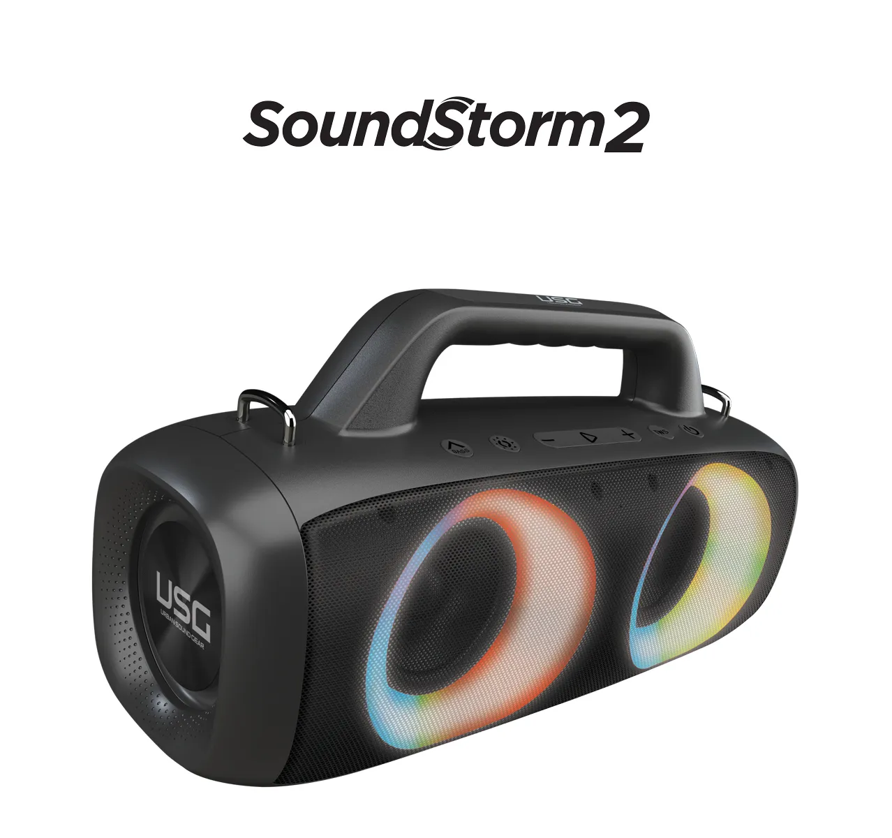 USG Altavoz inalámbrico Party BOX con Luces