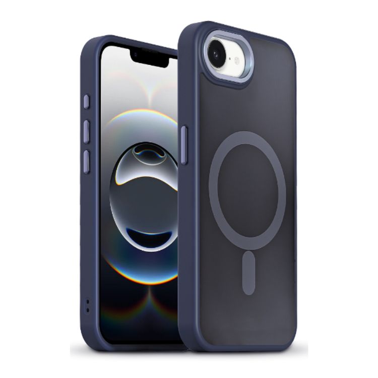 Imagen de Forro XBASE DuoHybrid para iPhone 16E en color azul