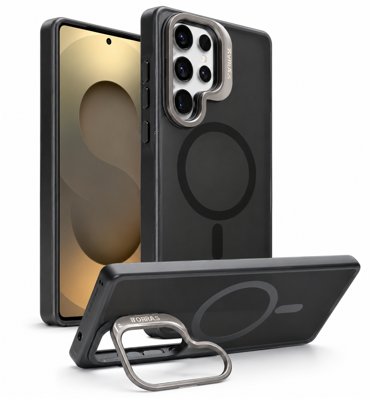 Imagen de Forro XBASE DuoHybrid con base para Samsung S25 Ultra en color negro