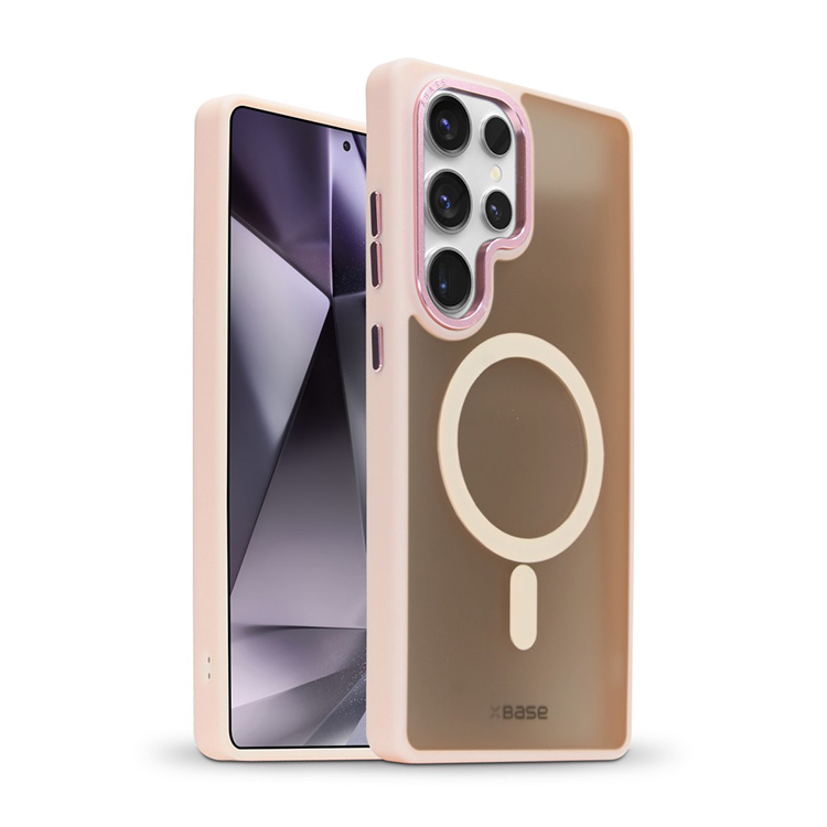 Imagen de Forro XBASE Duo Hybrid Samsung Galaxy Ultra en color rosado
