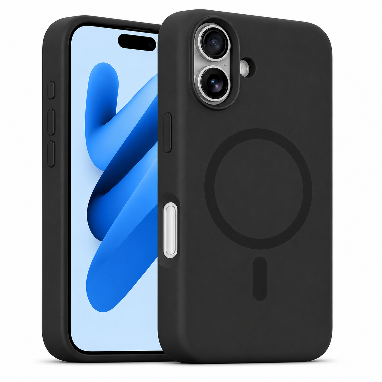 Imagen de Forro XBASE silicona líquida con MagSafe para iPhone 17 en color negro