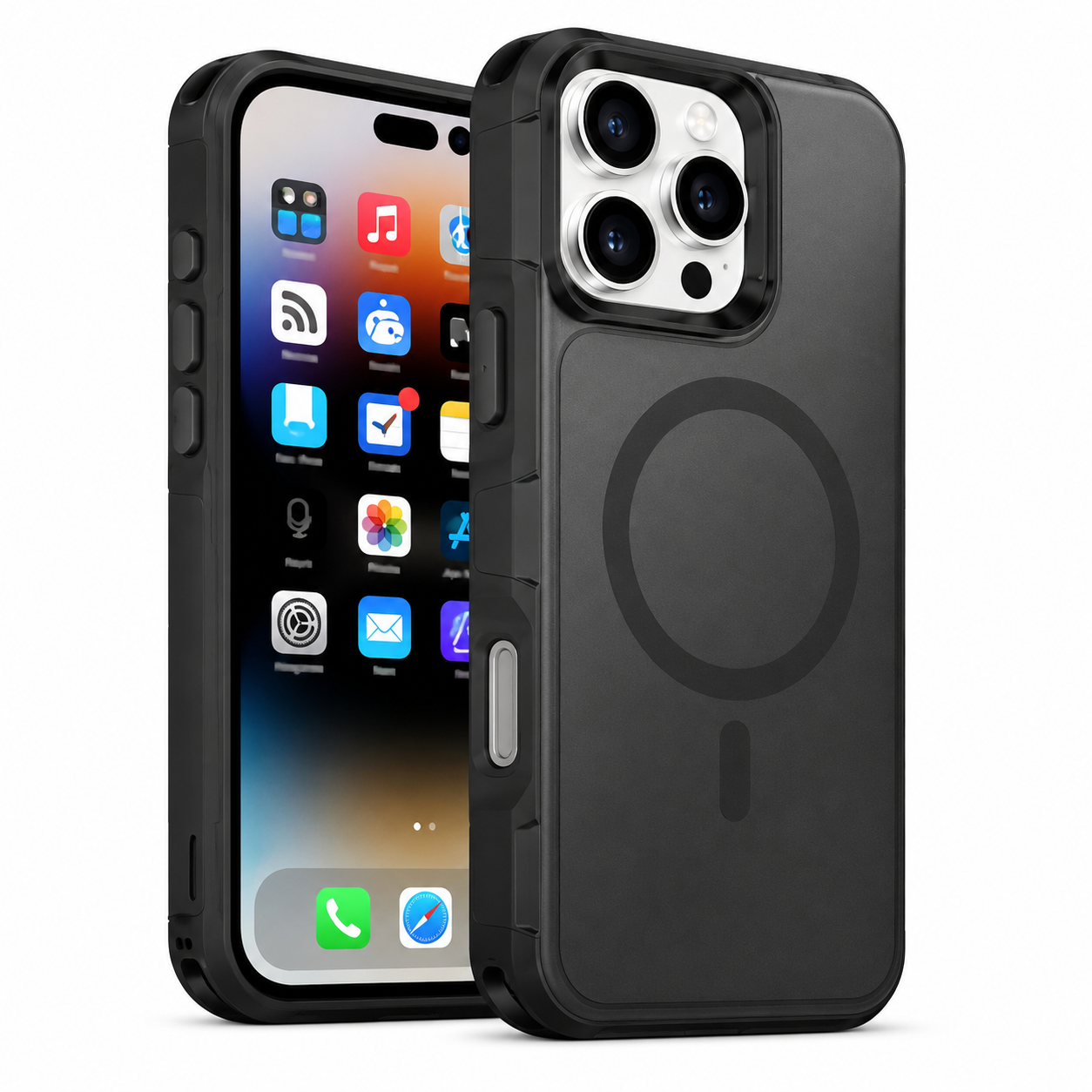 Imagen de Forro XBASE ProTech con MagSafe para iPhone 16 Pro Max en color negro