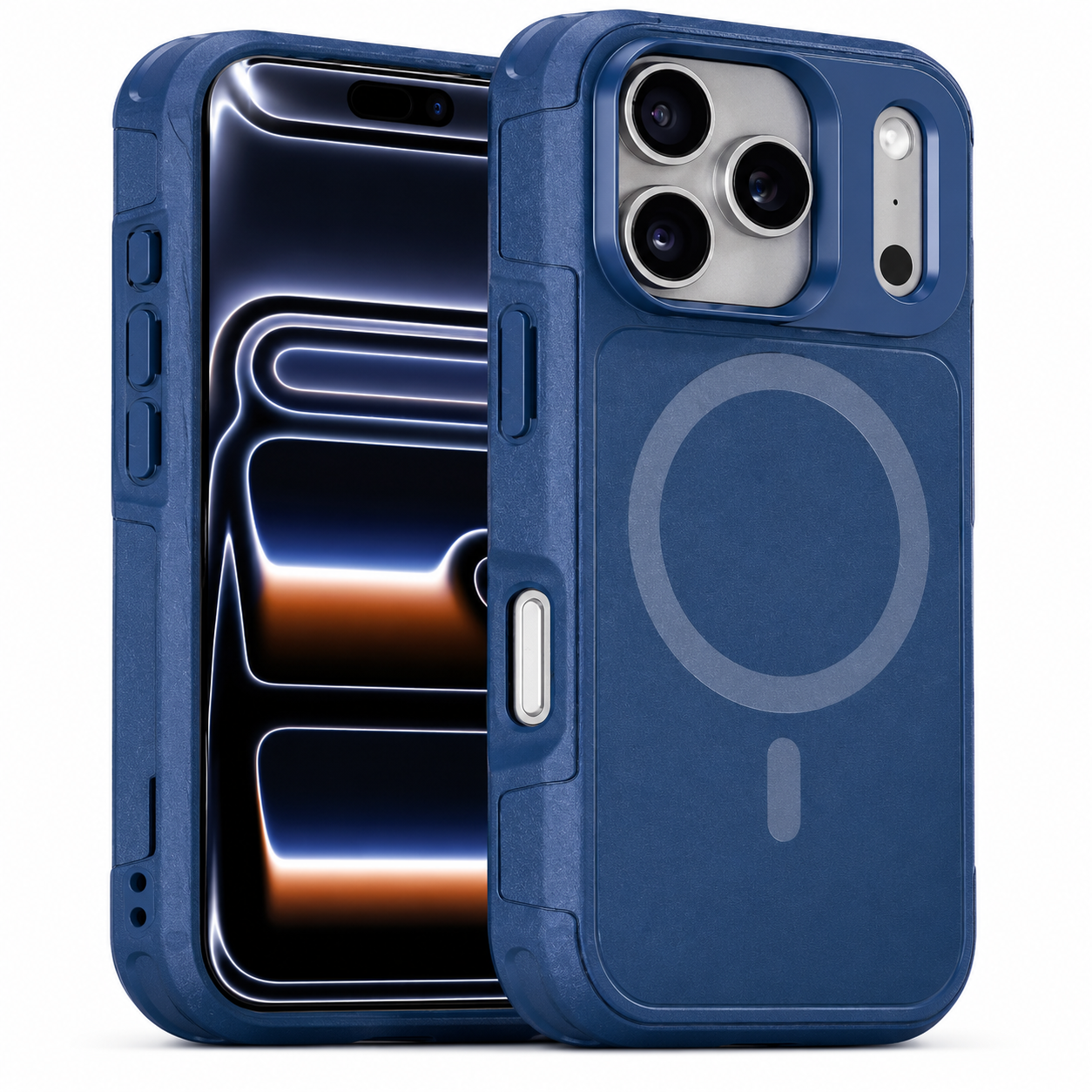 Imagen de Forro XBASE ProTech con MagSafe para iPhone 17 Pro Max en color azul