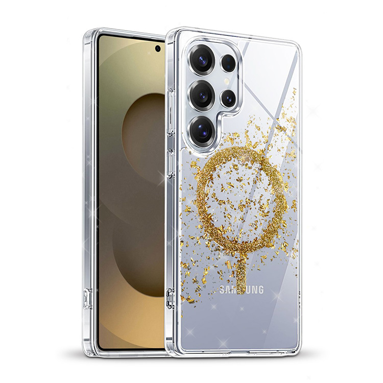 Imagen de Forro XBASE Sparkleline Samsung Galaxy Ultra Dorado